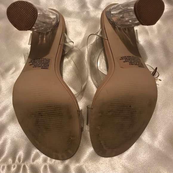 Clear open toe heels - Picture 5 of 5